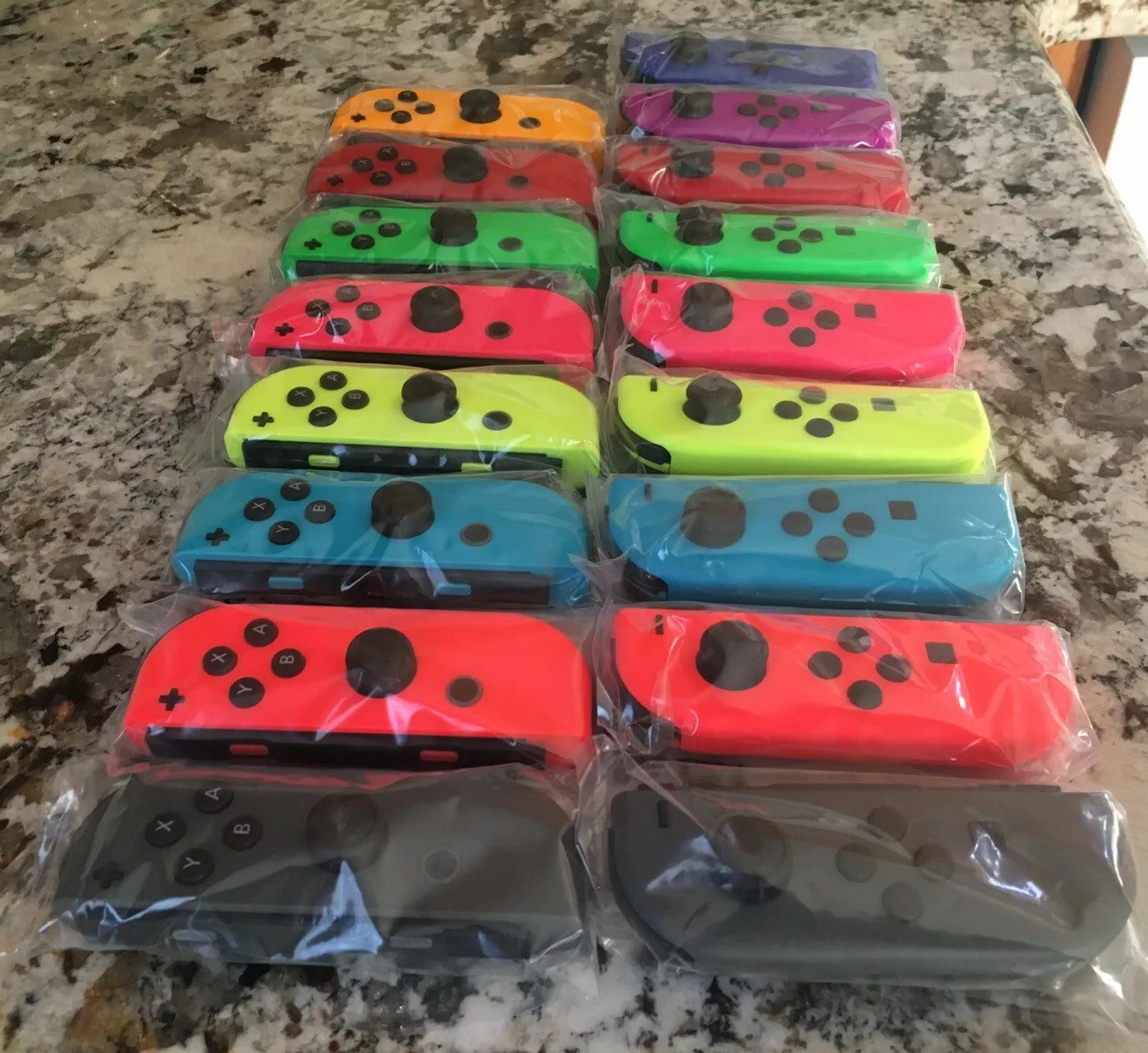 Nintendo Switch Joy Con Blue Red Purple Green Pink White Orange Fortnite Zelda
