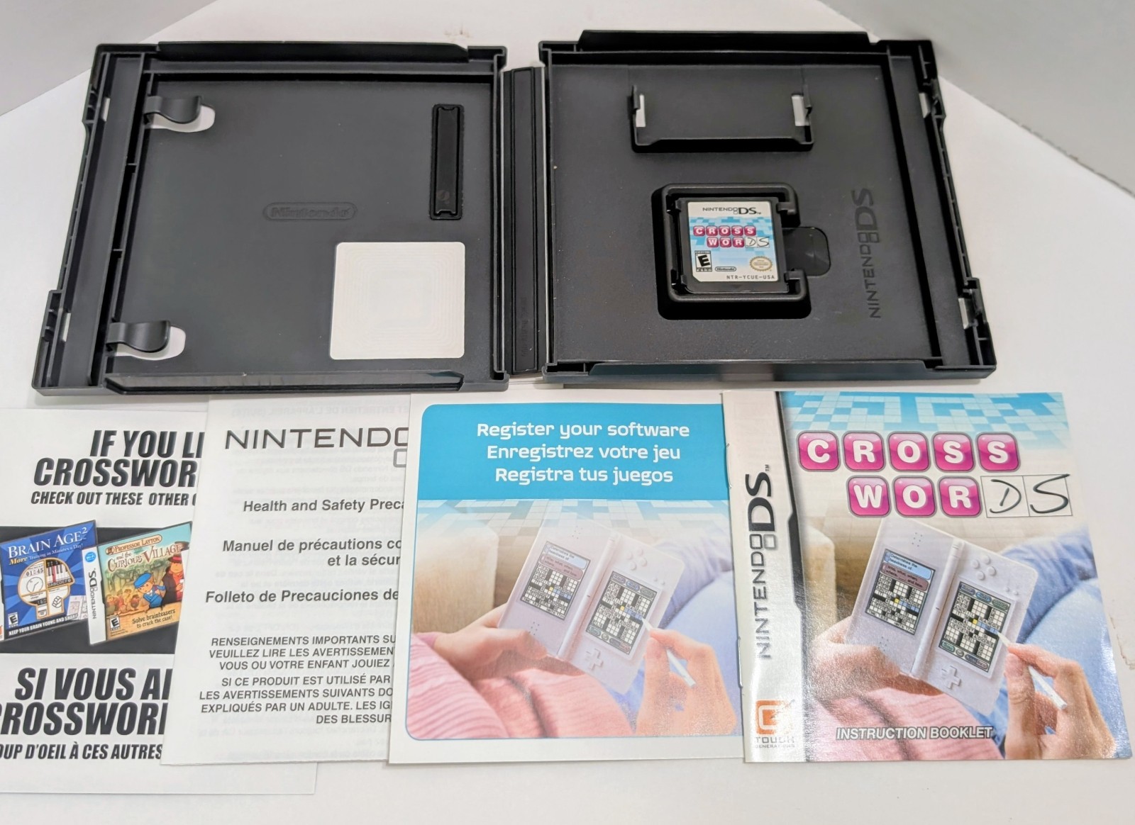 CrossworDS Nintendo DS 2DS 3DS Game *Complete*