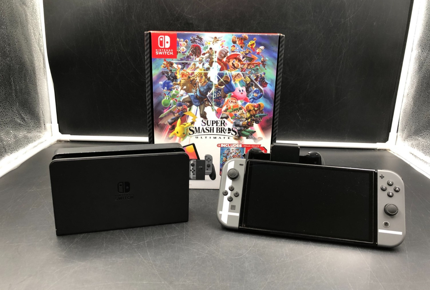 Nintendo Switch OLED Model – Super Smash Bros. Ultimate Edition Console in Box