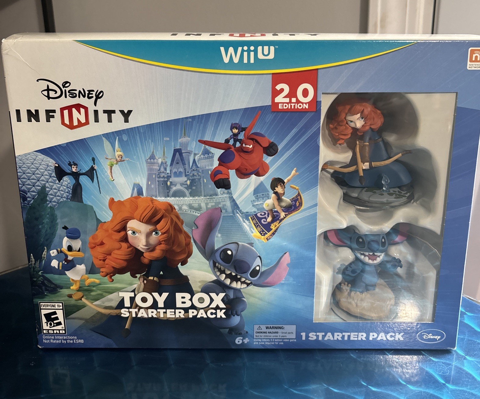 Disney Infinity 2.0 Wii U Toy Box Starter Pack NEW SEALED Merida Stitch WiiU