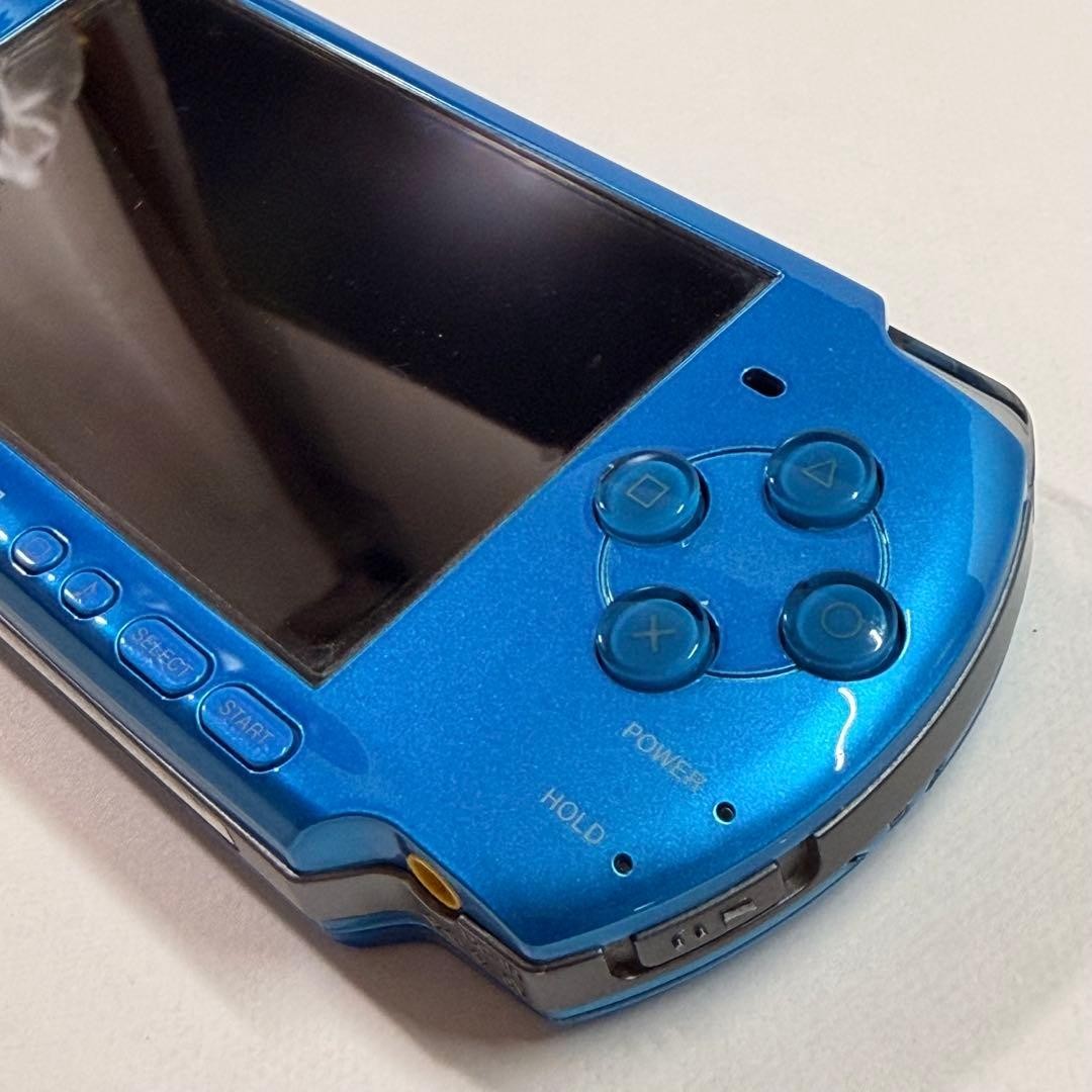 Sony PSP-3000 PSP 3000 Console Vibrant Blue VB Working Tested English language