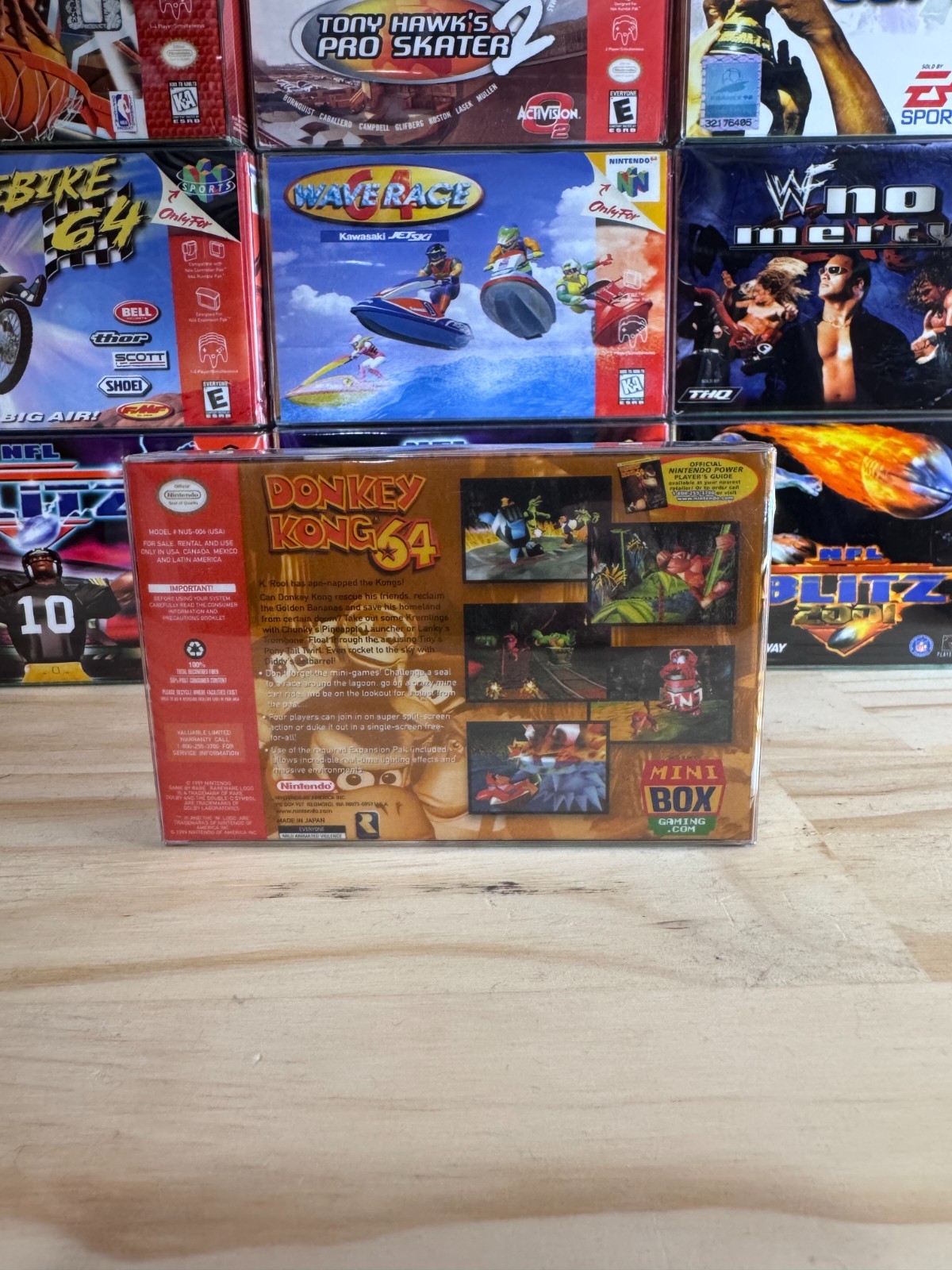 Authentic Donkey Kong 64 Nintendo 64 Cartridge (with custom box)