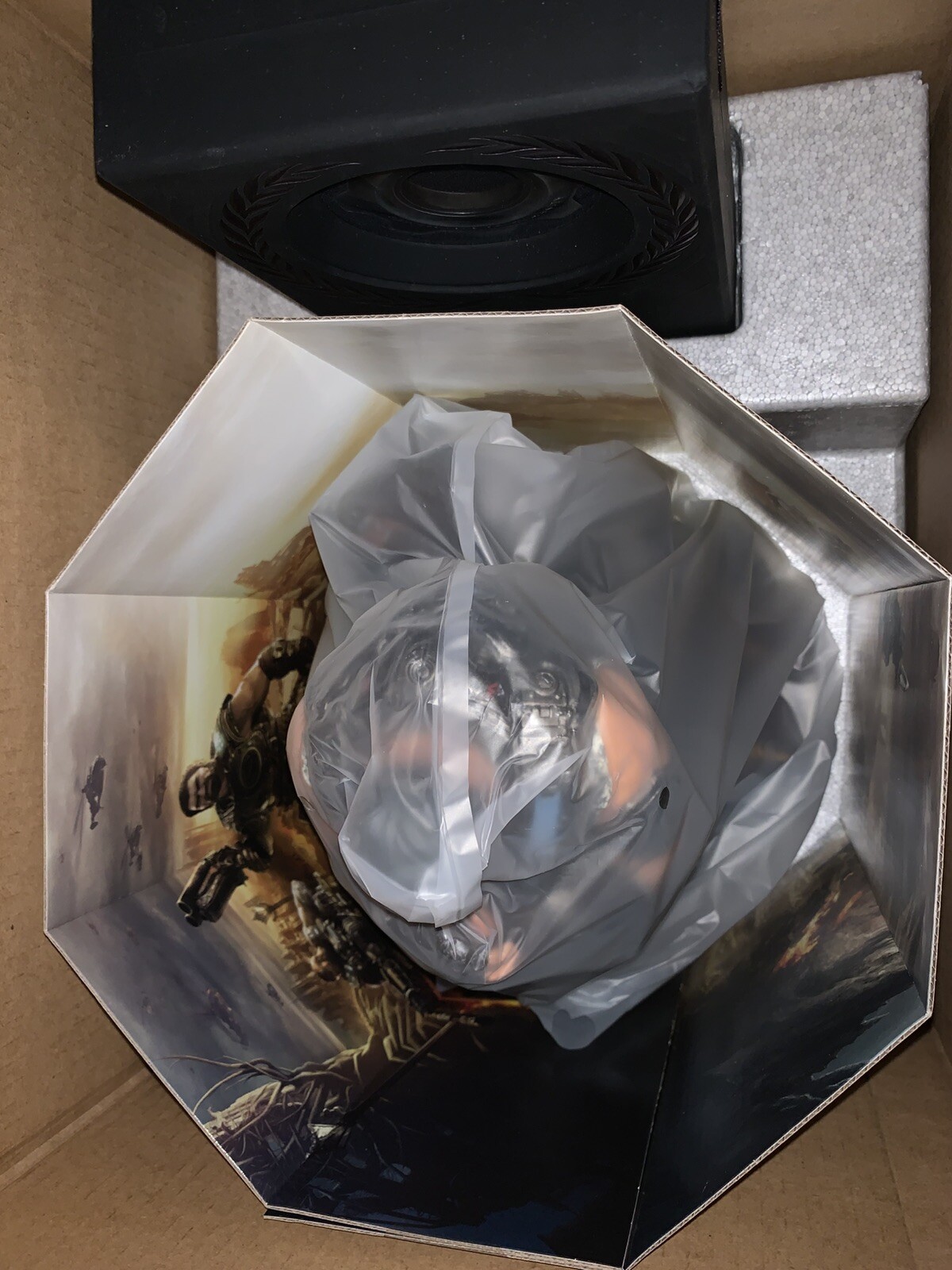 Game XBOX 360 GEARS OF WAR 3 COLLECTOR’s EDITION Marcus Fenix statue NEW