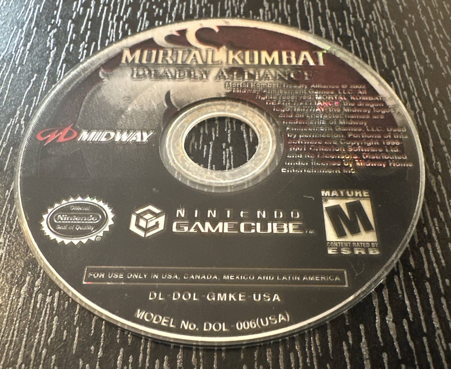 Mortal Kombat: Deadly Alliance (Nintendo GameCube, 2002) – Tested & Working