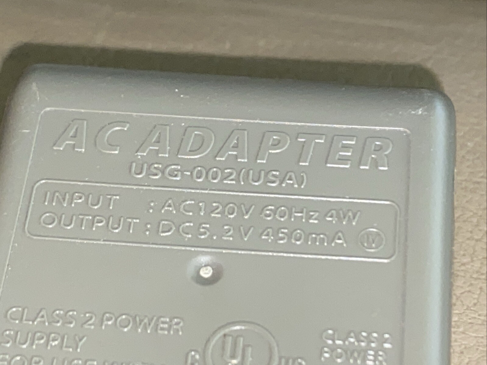 OEM Official Nintendo USG-002(USA) DS Lite AC Adapter Charger FREE SHIPPING
