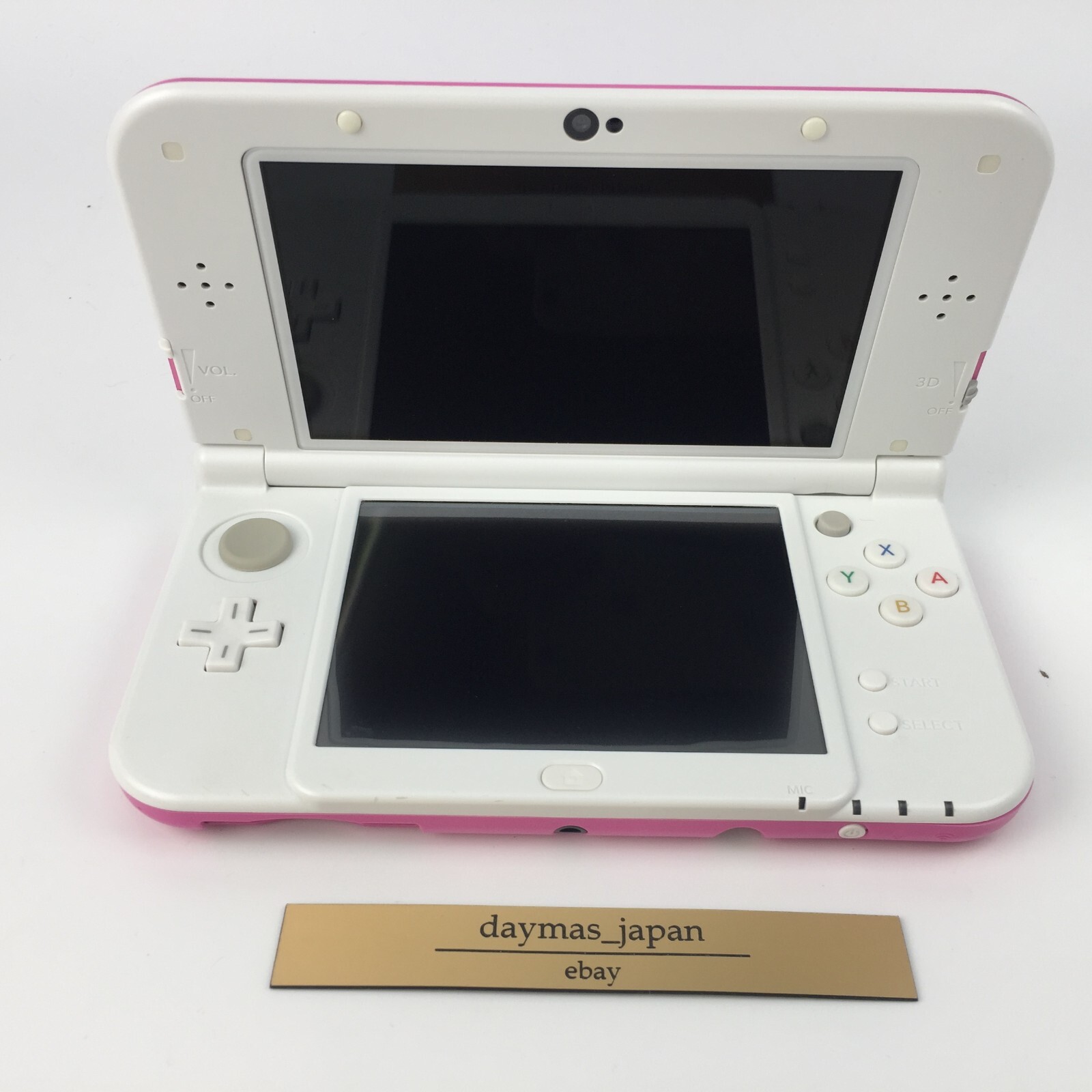 【Very Good】Nintendo New 3DS LL Pink x White Console ONLY Japanese Edition #dj06