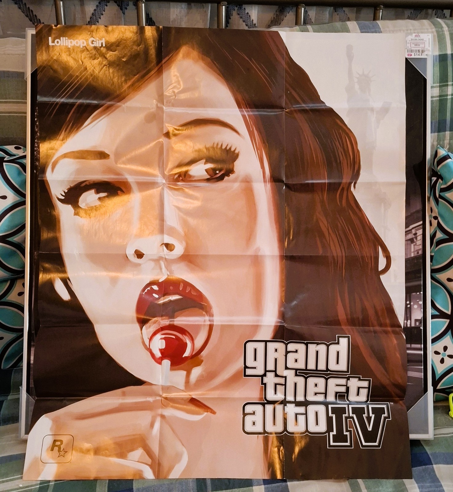 Grand Theft Auto IV 4 lolipop girl Poster – Original 2008 Rockstar Promo