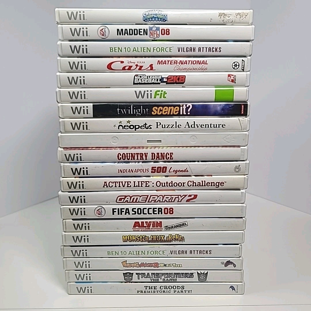 Wii Nintendo Game Bundle Lot of 20 Many are CIB Read Description See Pics