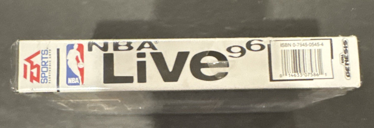 NBA Live 96 Basketball (Sega Genesis, 1995) Authentic Game Sealed New Complete !