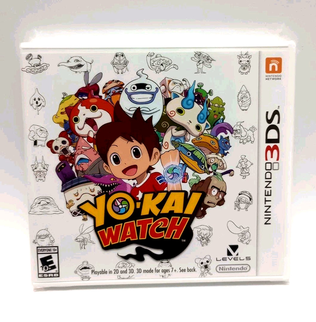 Yo-Kai Watch (Nintendo 3DS, 2015) Factory Sealed Authentic