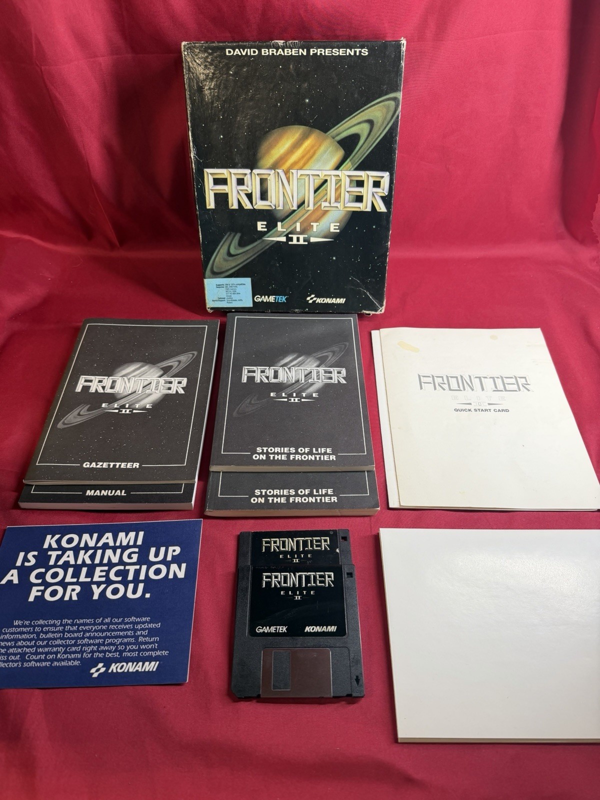 Frontier Elite II 2 (PC) – Big Box CIB – W/ Manuals Inserts And Map
