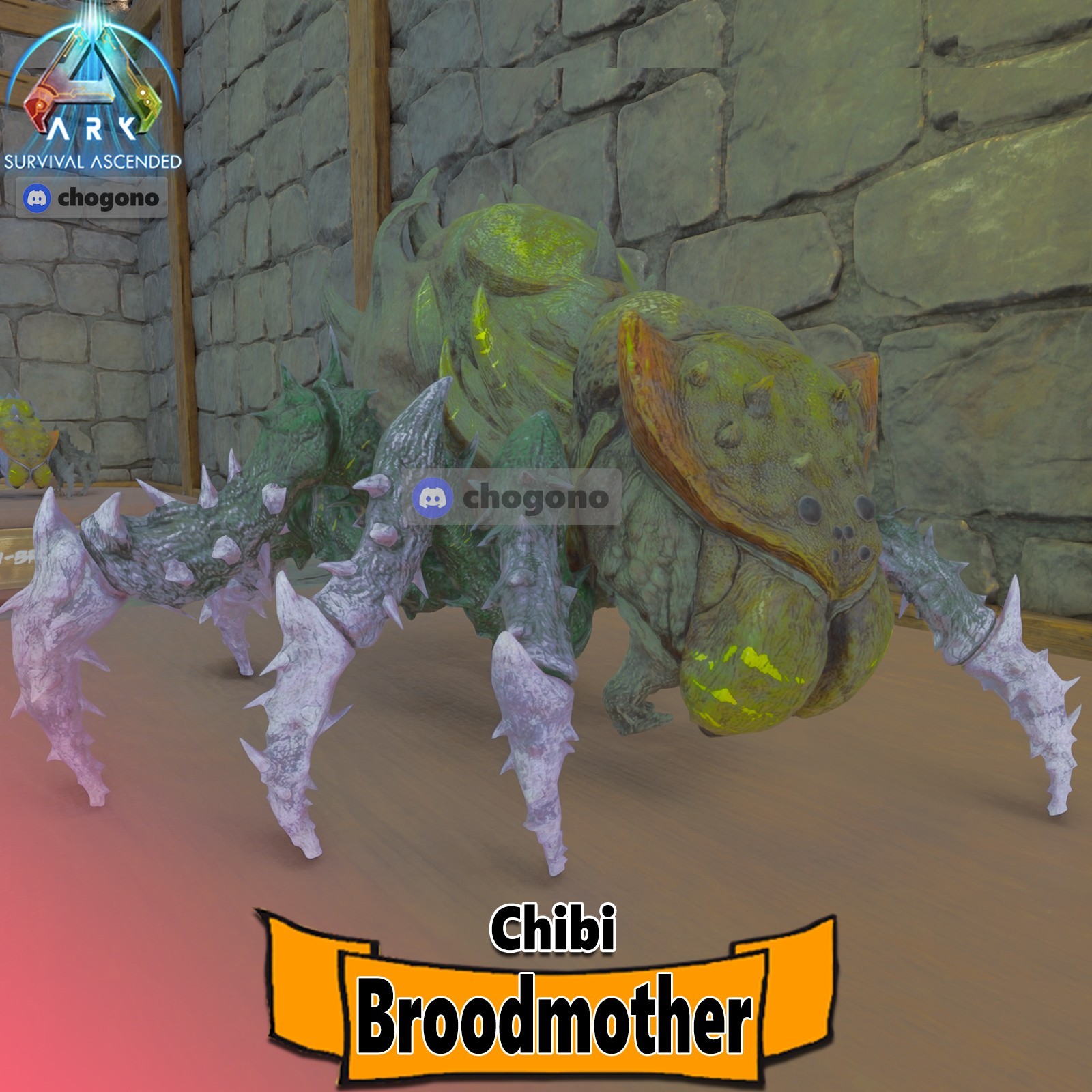 Ark Survival Ascended RARE PVE CHIBI BROODMOTHER