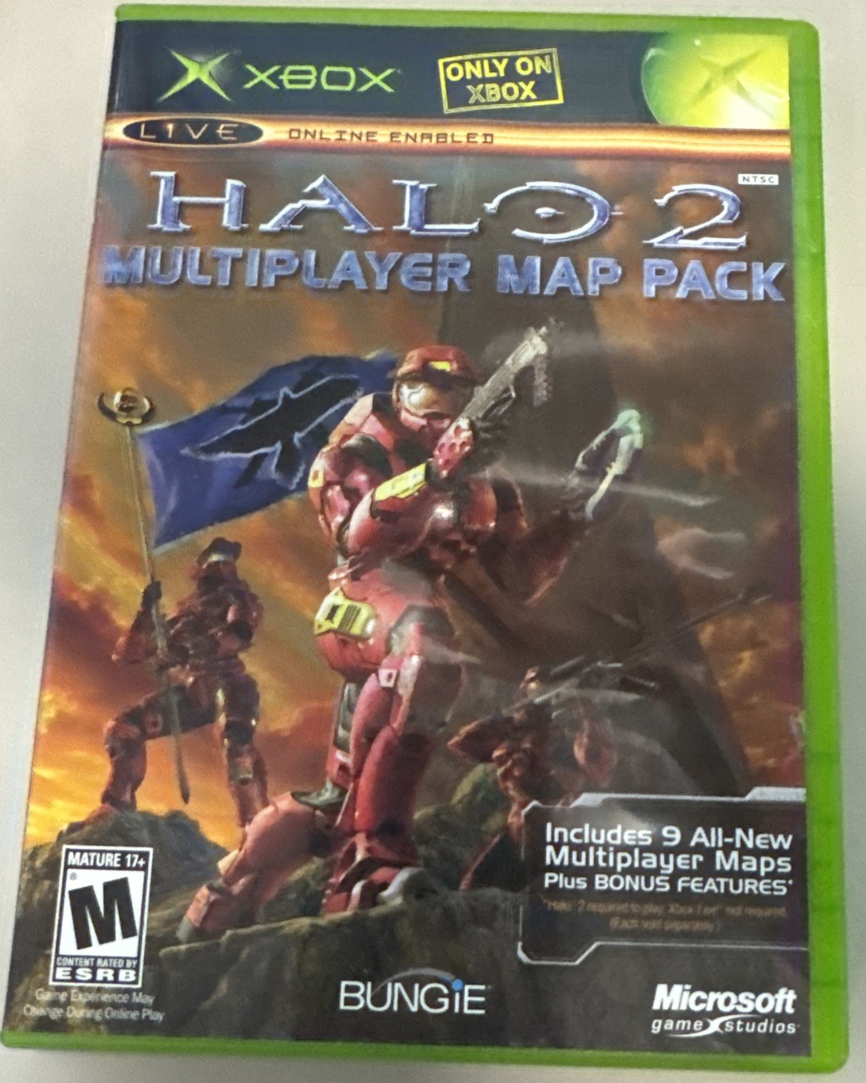 Halo Triple Pack – Complete, CIB – Halo, Halo 2, Halo 2 Map Pack – Xbox