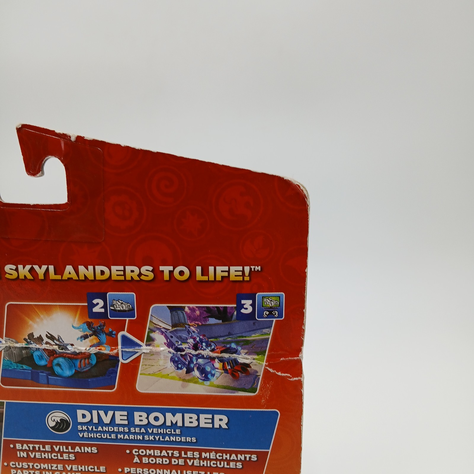Skylanders Super Chargers Dive Bomber Skylanders Sea Vehicle Water Element FLAWS