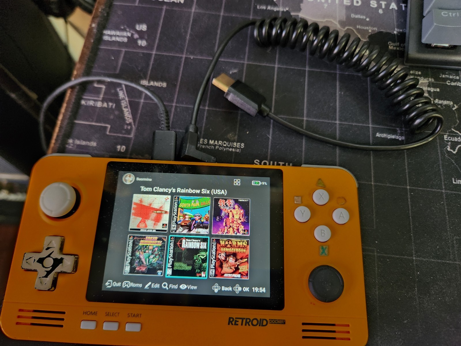 Worn Retroid Pocket 2+ With HDMI