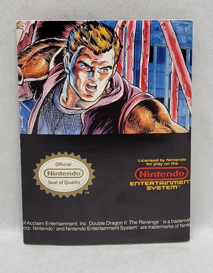 DOUBLE DRAGON II The Revenge – Nintendo NES – Game, Box, Sleeve, Poster & Foam
