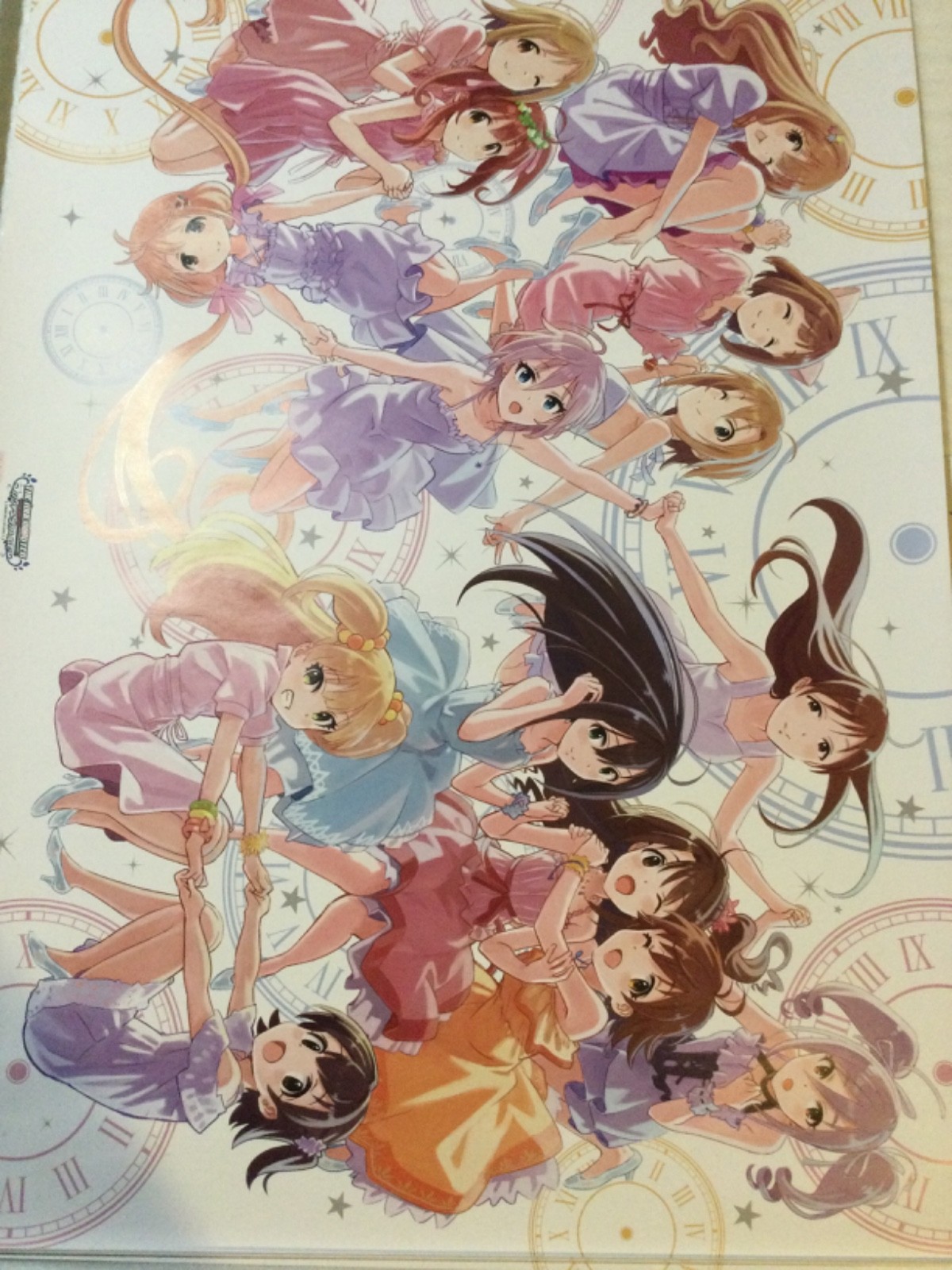 IDOLMASTER Cinderella Girls Limited Promo Poster 2-Sided Display Anime #2 RARE
