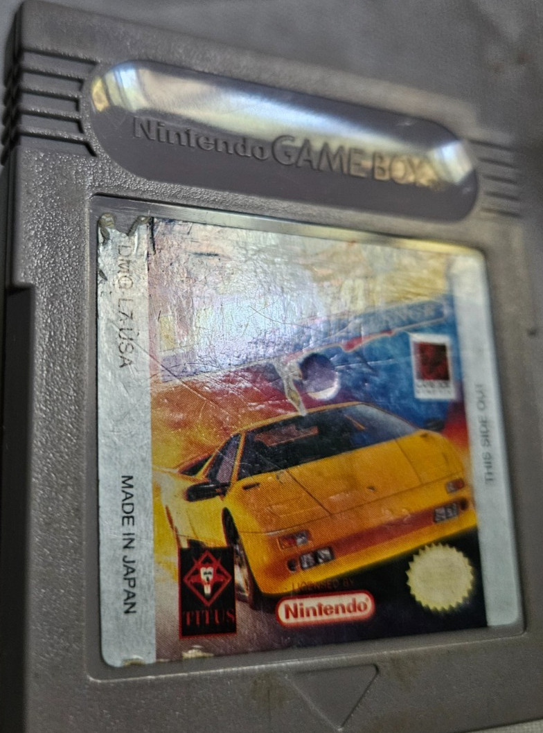 Lamborghini American Challenge Cartridge Only Authentic Nintendo Game Boy USA