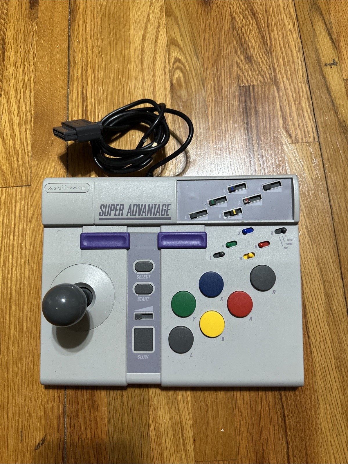 AsciiWare Super Advantage Joystick Controller -Super Nintendo SNES-Model No 4910