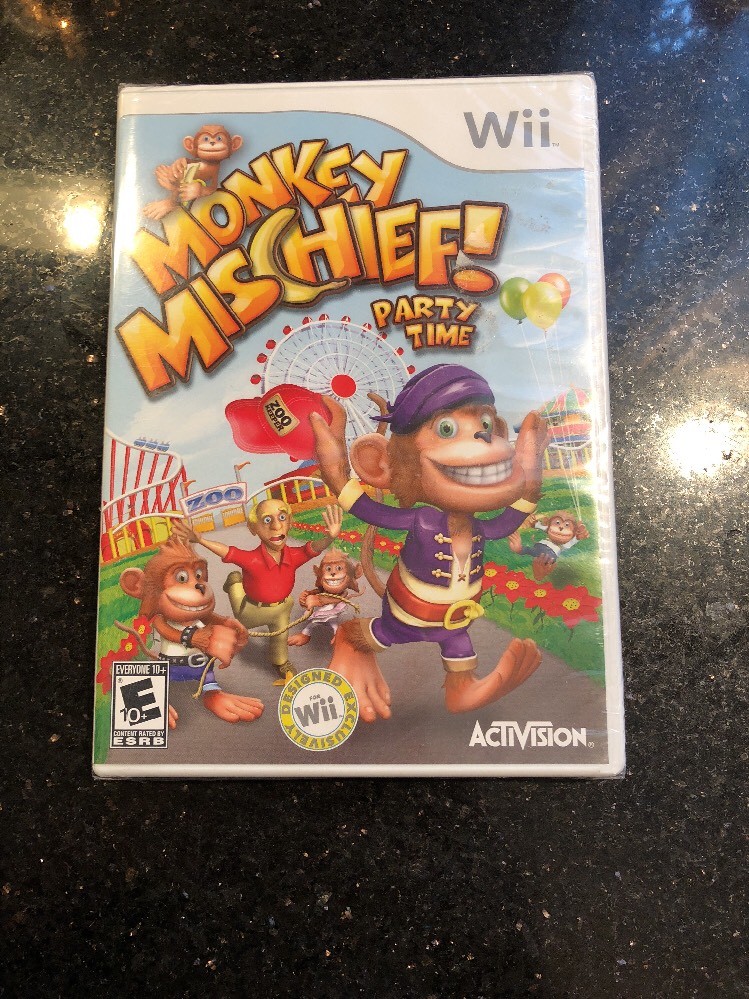 Monkey Mischief WII New Nintendo Wii Sealed Loose Inside