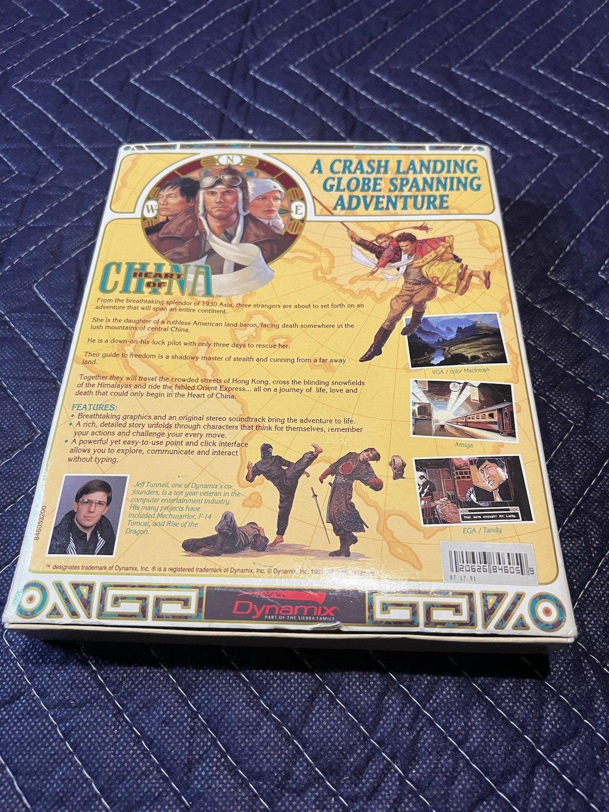 Heart of China Big Box MS-DOS 5.25” 256 Color COMPLETE Sierra Dynamix 1991 CIB
