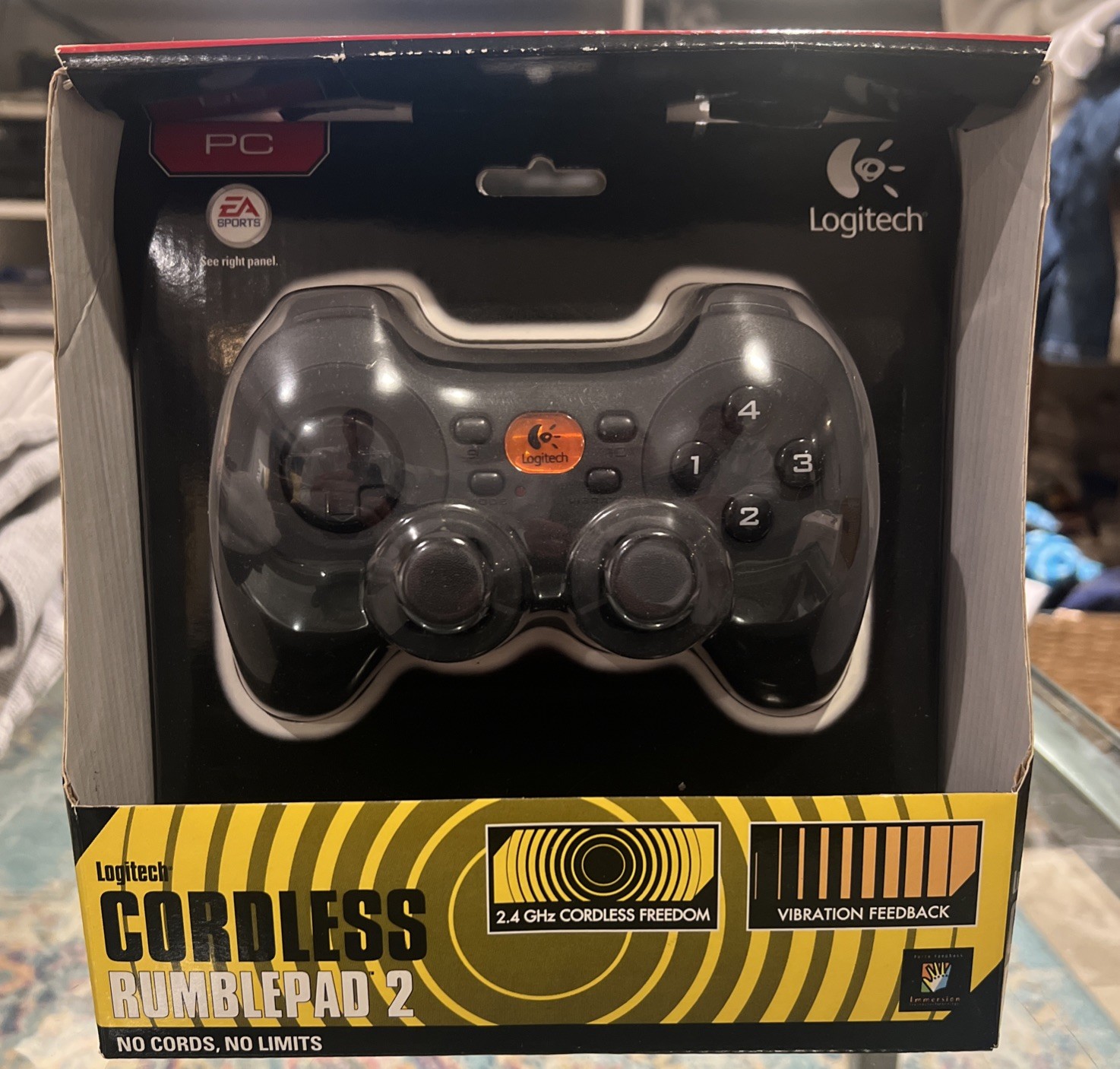 Logitech Wireless Cordless Rumblepad 2 Controller 2.4GHz NIB Sealed New In Box!