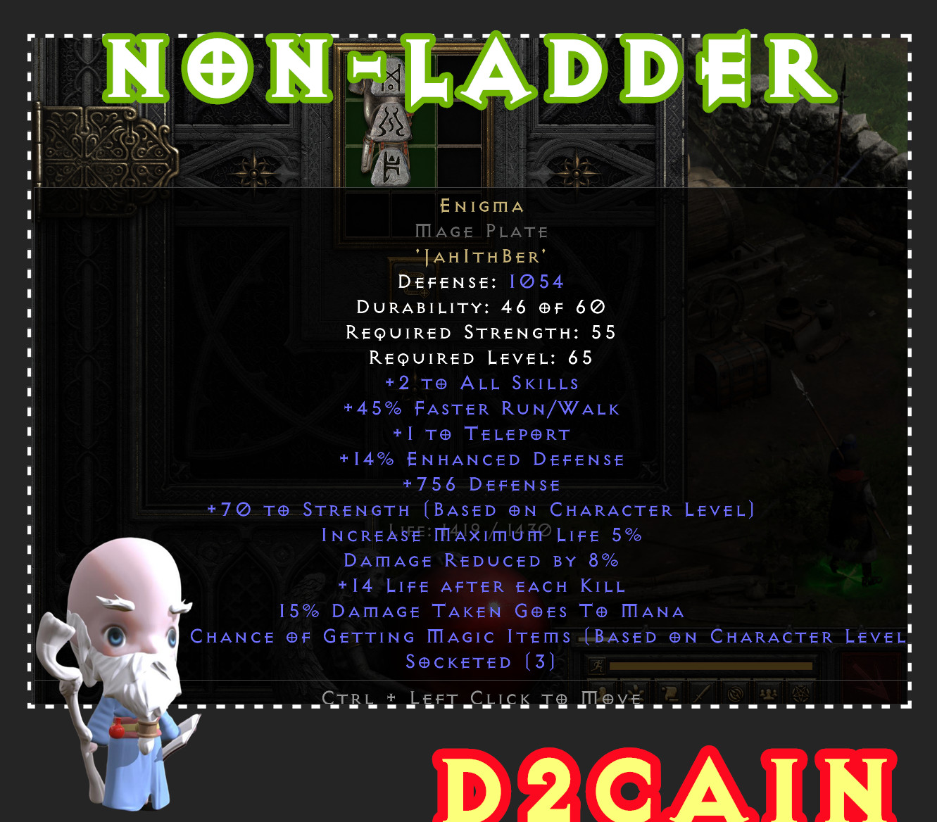 Diablo 2 D2R SC⭐️NON-Ladder⭐️Made Enigma⭐️Choose Your Base⭐️PC/SWITCH/PS