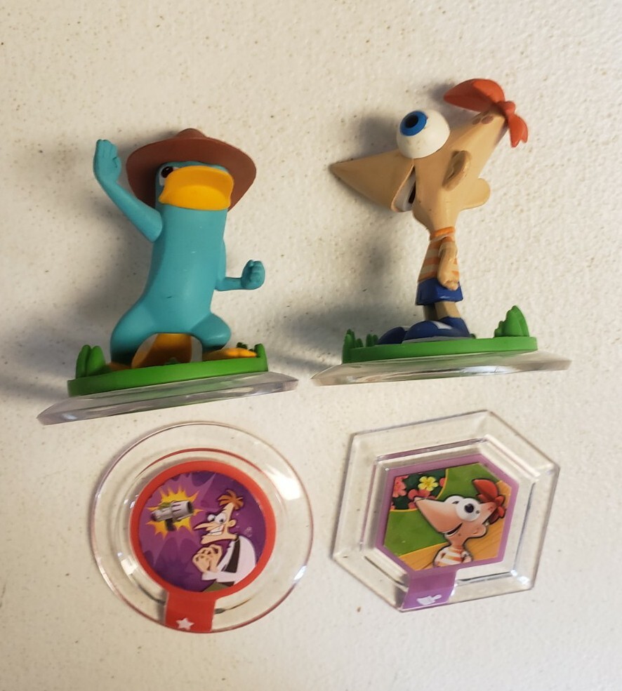 Disney Infinity: Phineas & Ferb Perry The Platypus/Agent P, Phineas, & 2 Discs