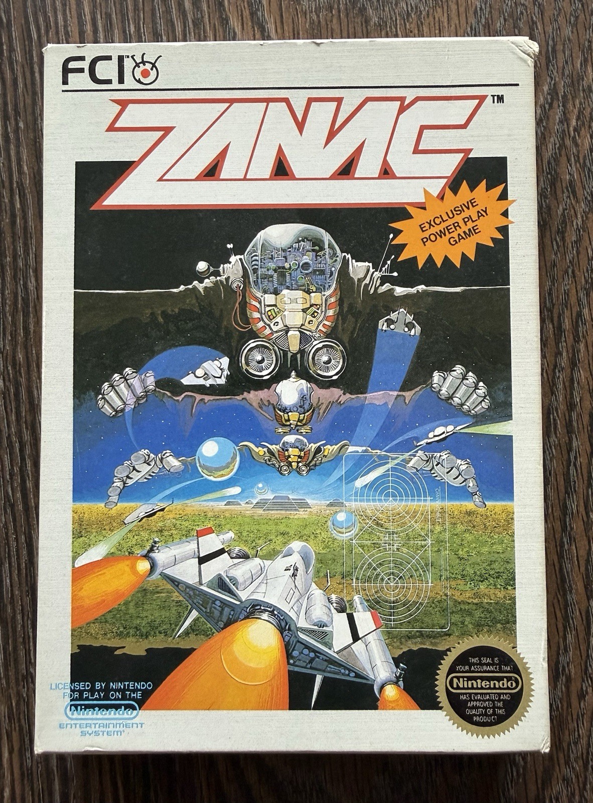 Zanac FIRST PRINT 5-Screw Complete in Box CIB (Nintendo NES 1987) Combine Ship🔥