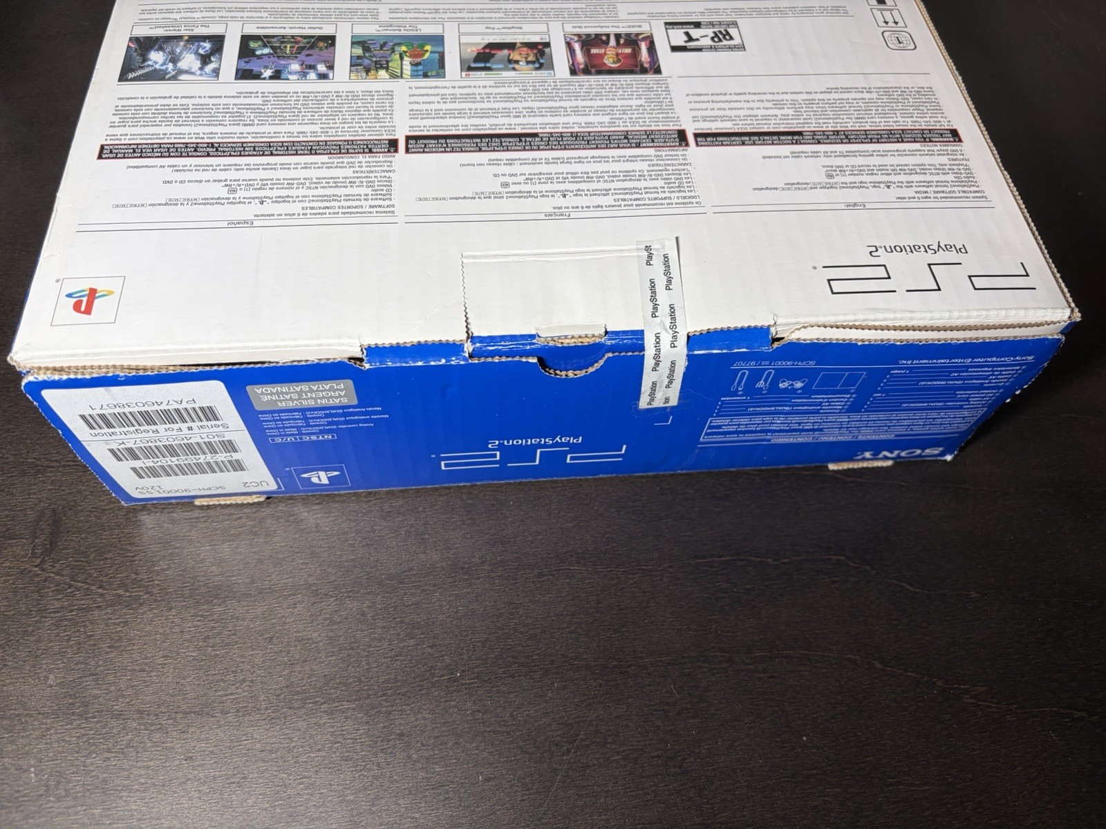 New In Box Sony Playstation 2 PS2 Slim Silver Game Console SCPH-90001