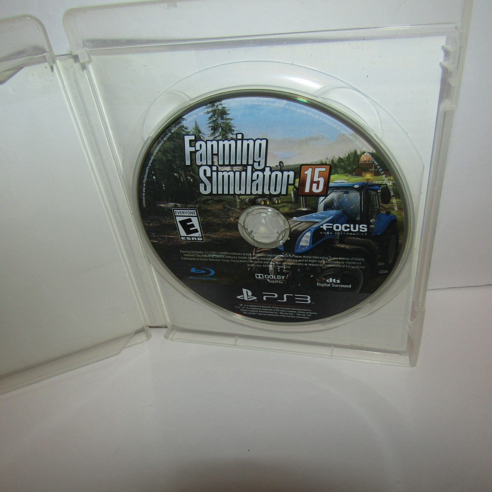 Farming Simulator 15 Sony PlayStation 3 PS3 Video Game No Manual