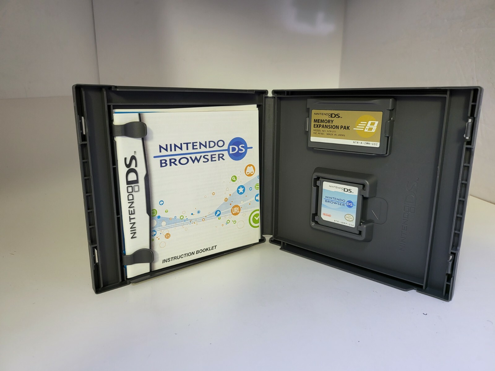 NEW Nintendo DS Internet Browser Cartridge Memory Expansion Pak & Manual CIB