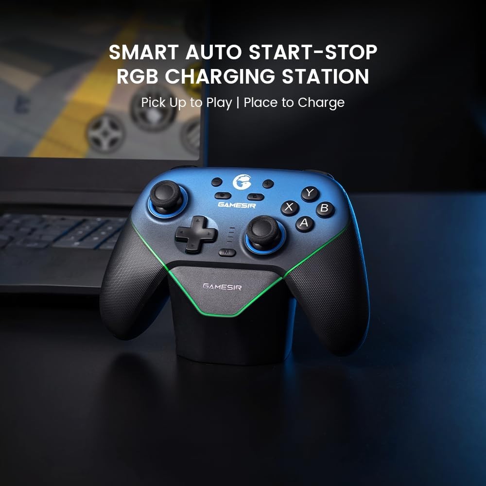 Tri-Mode Wireless Controller for PC/Switch/iOS with Hall Effect Technology