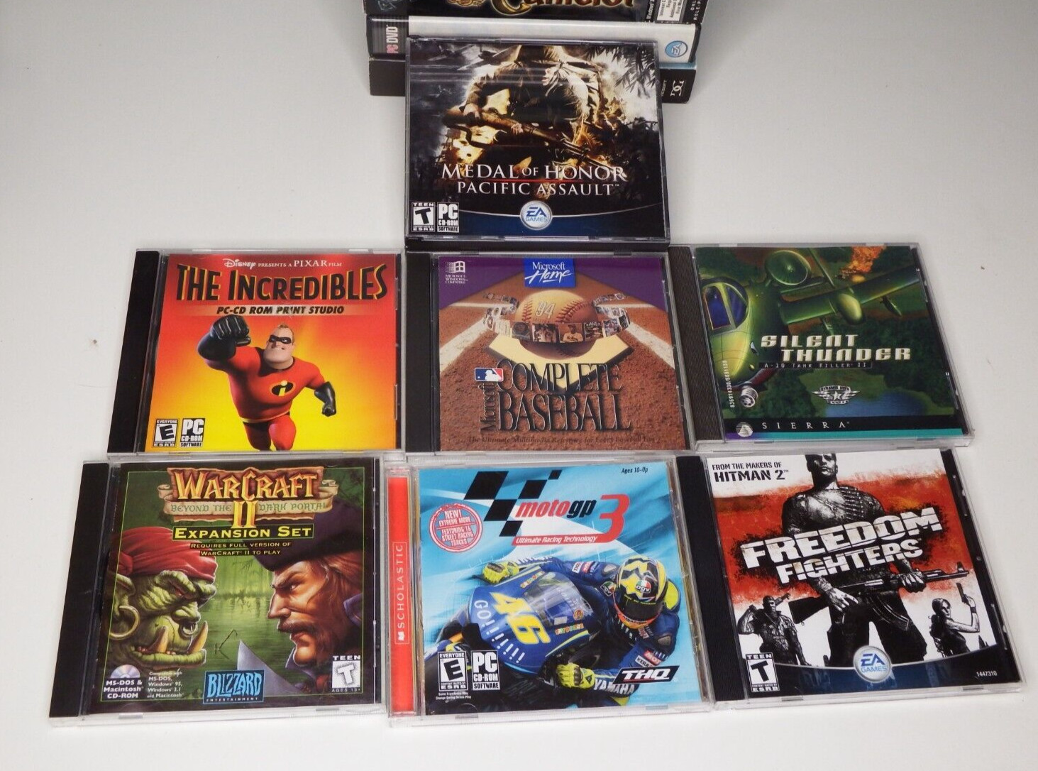 Lot Of 19 PC Video Games – Warcraft, Civilization, Dark Age of Camelot & more!