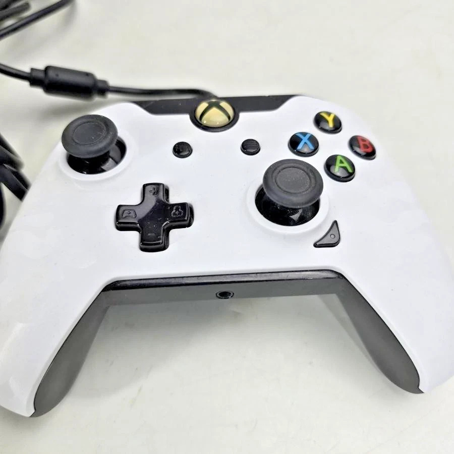 PDP Wired Controller Gamepad White USB For Microsoft Xbox One 048-082 Console