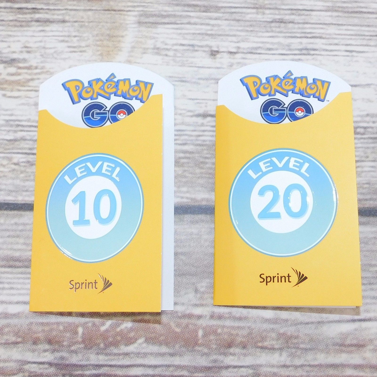 Pokemon Pokémon Go Sprint Trainer Badges Set Level 10-20 LIMITED EDITION Patches
