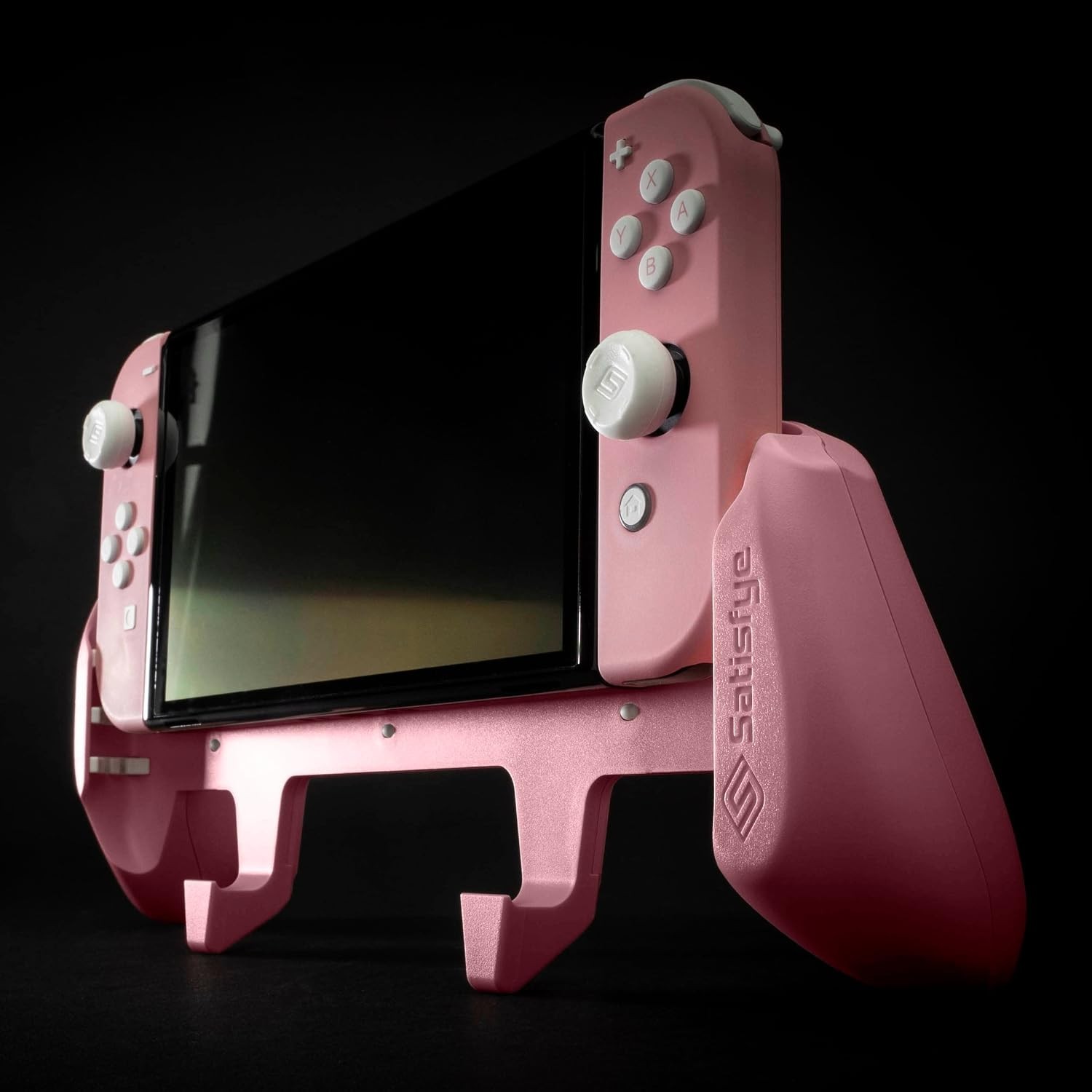 Satisfye Zengrip Pro Gen 3 OLED Ergonomic Gaming Grip For Nintendo Switch Pink