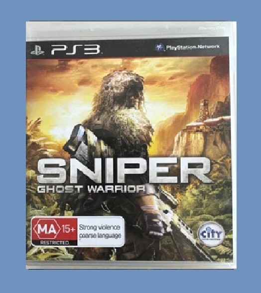 PS3 GAME – Sniper: Ghost Warrior – MA15+ pre-owned game + booklet VGC