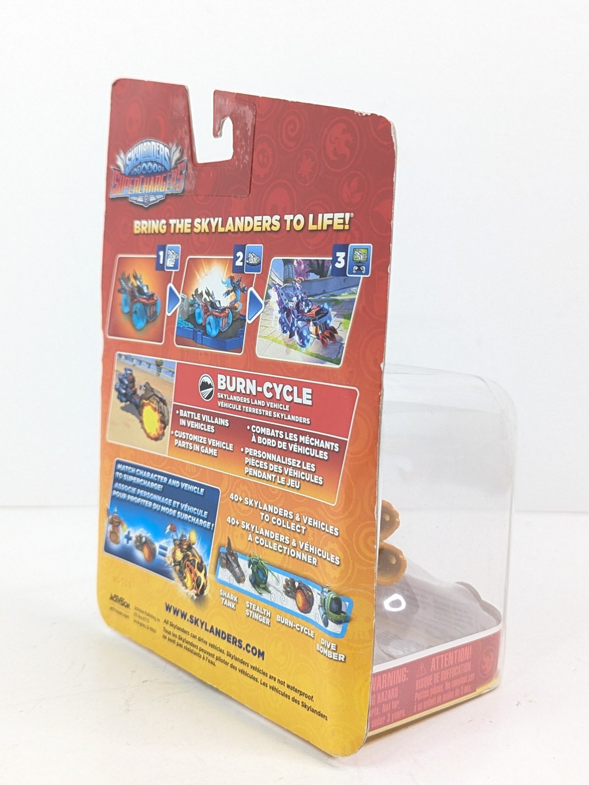 Skylanders Superchargers Figure Activision: Burn-Cycle Land Vehicle 2015 New