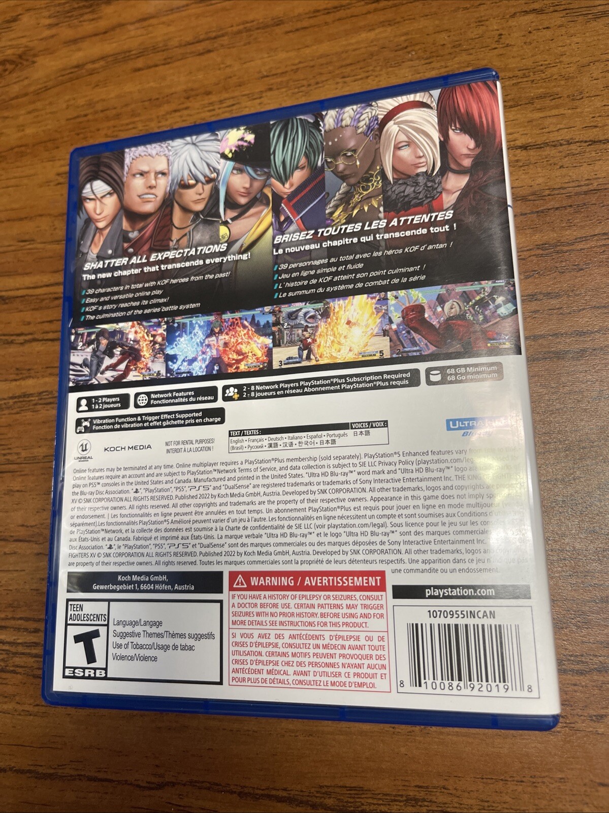 The King of Fighters XV – Sony PlayStation 5 PS5 – Tested – Authentic