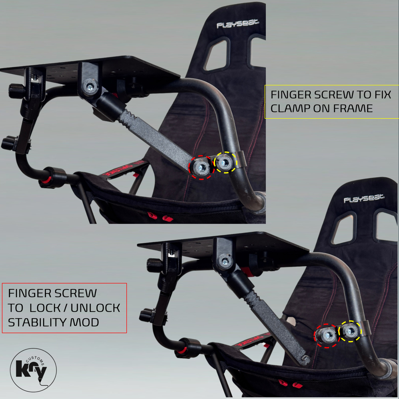 Playseat Challenge Wheelplate Reinforcement