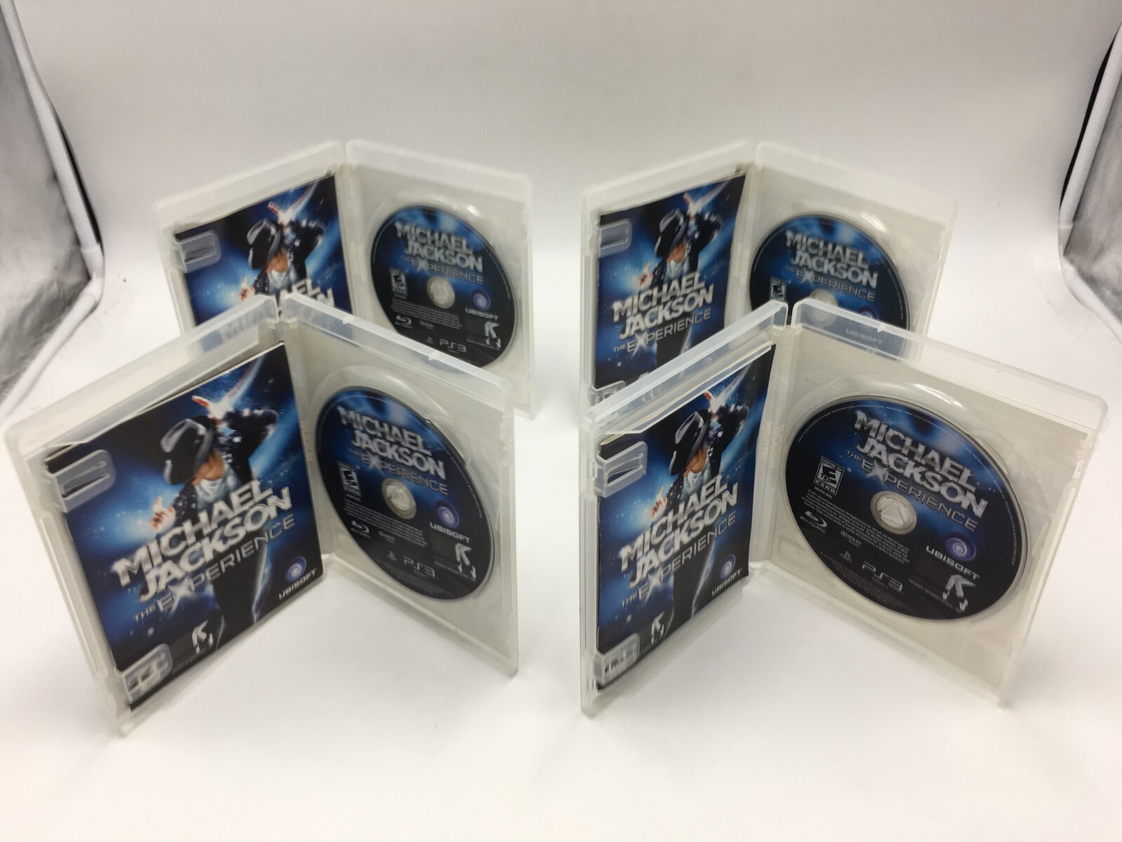 Lot of 4 – Michael Jackson The Experience (Sony PlayStation 3, PS3) w/ Manuals