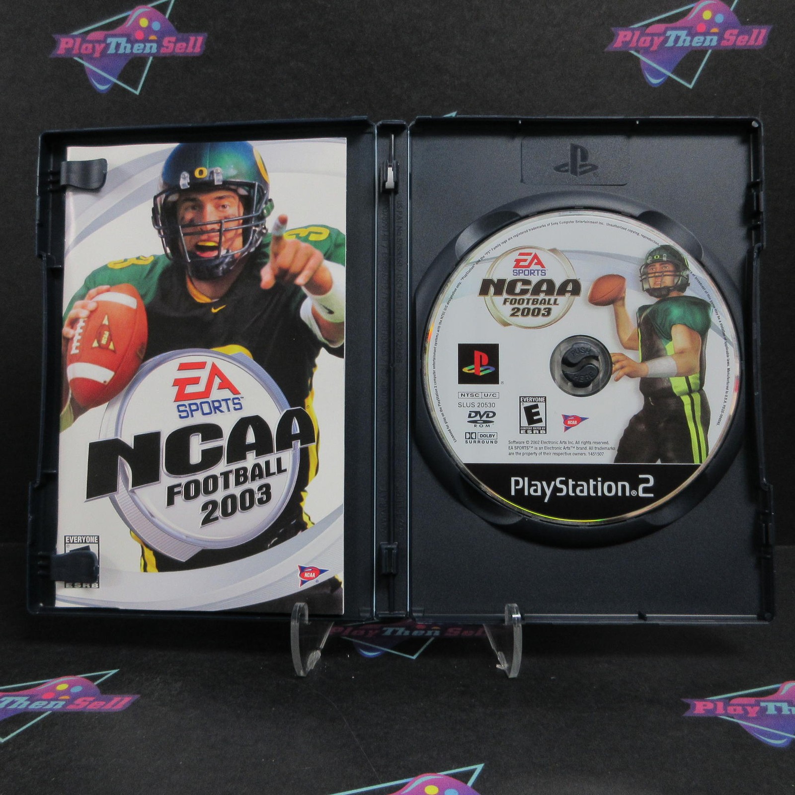 NCAA Football 2003 PS2 PlayStation 2 + Reg Card Complete – 1 Year Warranty VG