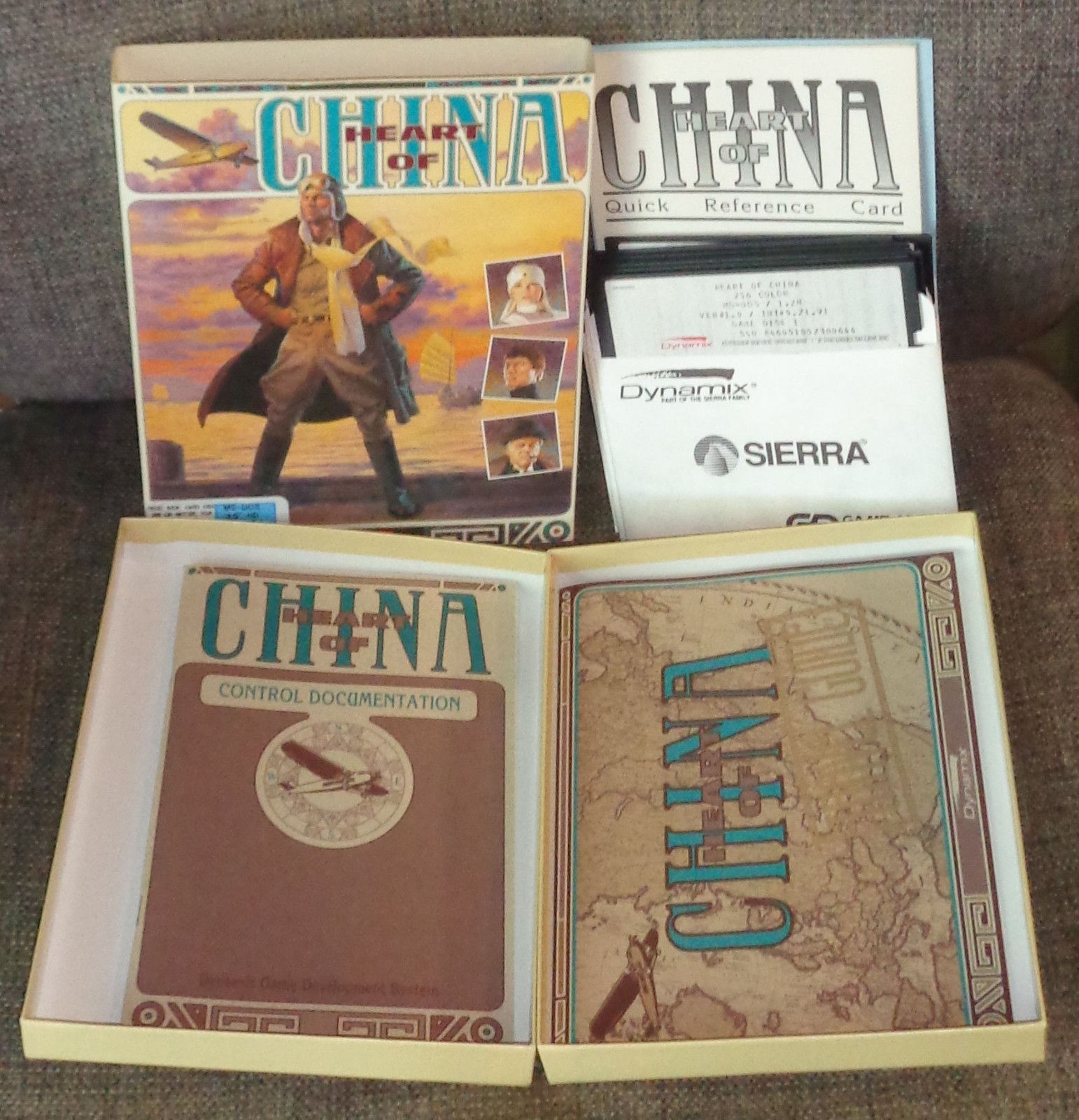 Heart of China – Vintage Sierra/Dynamix Computer PC Game, 256-Color Complete CIB