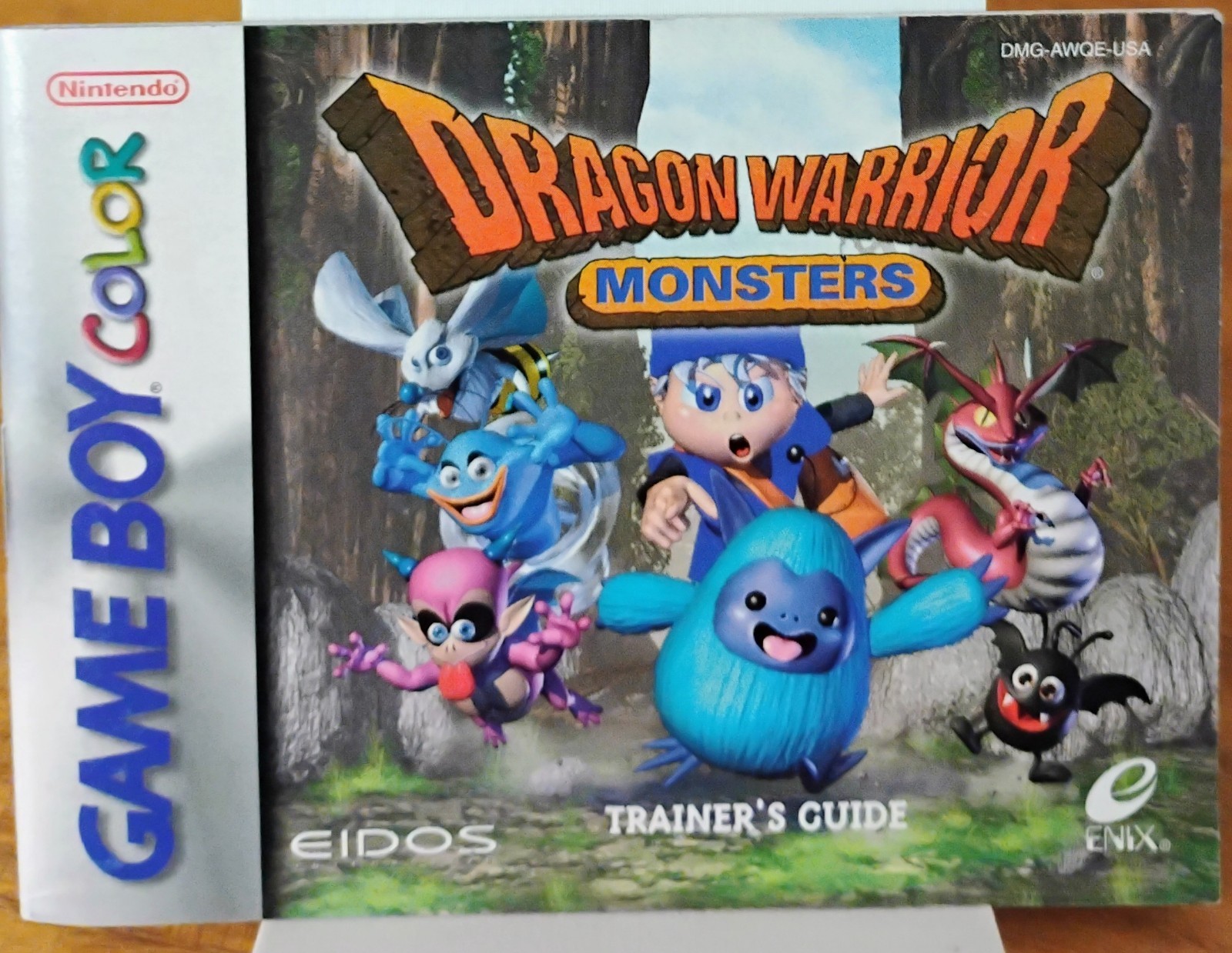 Dragon Warrior Monsters Trainer’s Guide MANUAL ONLY GBC Gameboy Color Free Ship