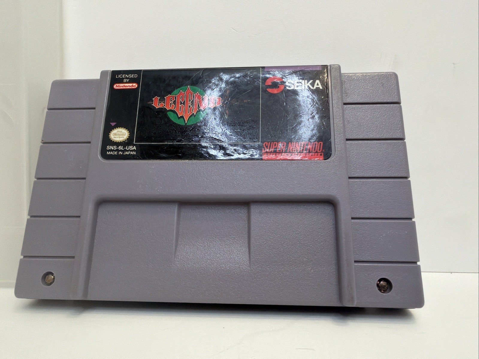 Legend Super Nintendo Game SNES Authentic Tested NICE! w/ Dustcover