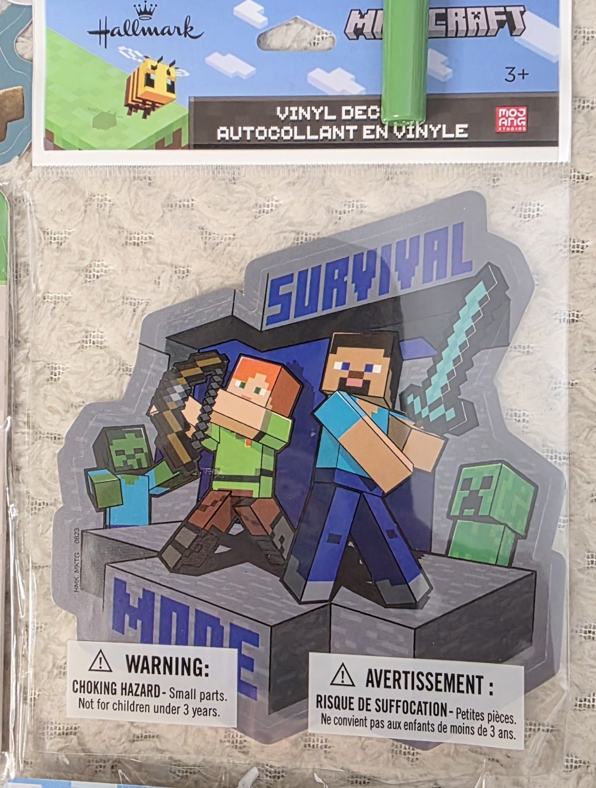 Minecraft HUGE NEW LOT 10pc Pins Stylus Pen Creeper Pen Stickers Iron-On Patch