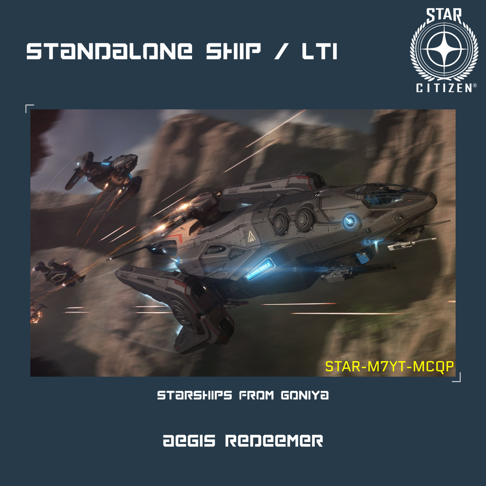STAR CITIZEN – AEGIS REDEEMER – LTI – CCU’d – (Lifetime Insurance)