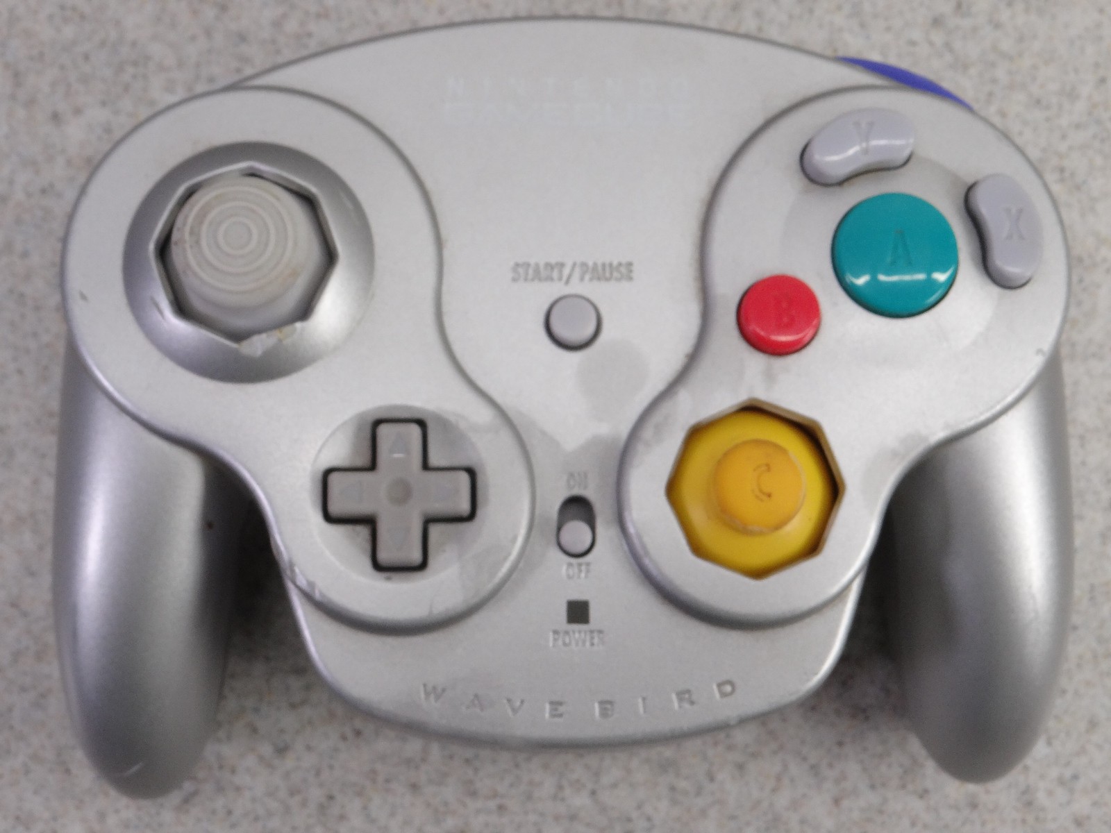 Nintendo GameCube Wavebird Wireless Controller Only Gray DOL-004. No Dongle