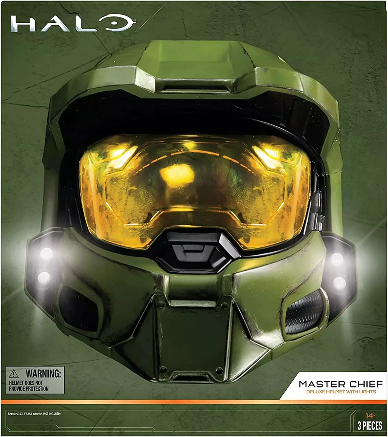 Halo Master Chief Deluxe Helmet with Stand – LED Light | free shipping